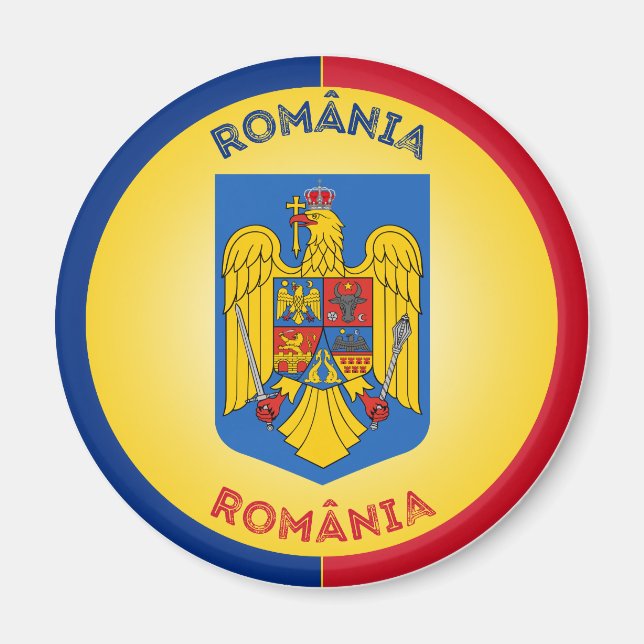 Aimant Emblème du patrimoine roumain (Devant)