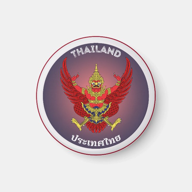 Aimant Emblème du patrimoine thaïlandais (Devant)