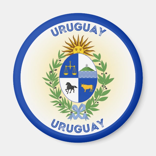 Aimant Emblème du patrimoine uruguayen (Devant)