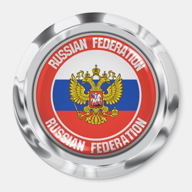 Aimant Emblème du tour de la Russie (Devant)