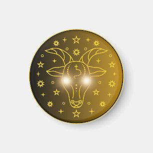 Aimant Emblème du Zodiaque Capricorne   Symbole Céleste M