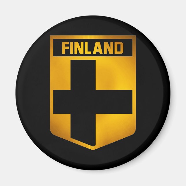 Aimant Emblème finlandais (Devant)