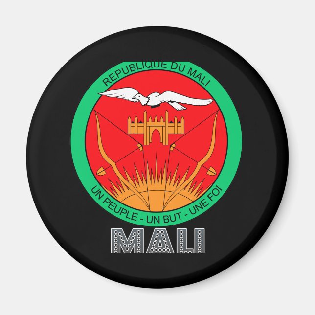 Aimant Emblème malien (Devant)