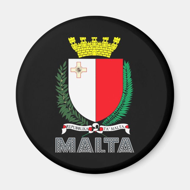 Aimant Emblème maltais (Devant)