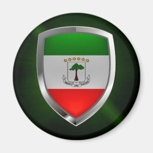 Aimant Emblème métallique de Guinée équatoriale