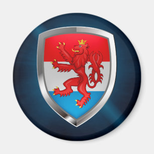 Aimant Emblème métallique luxembourgeois