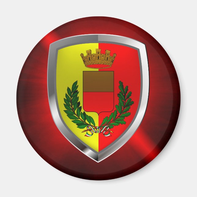 Aimant Emblème métallique Napoli (Devant)