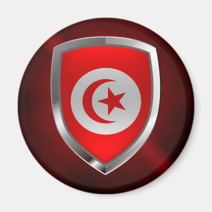 Aimant Emblème métallique tunisien