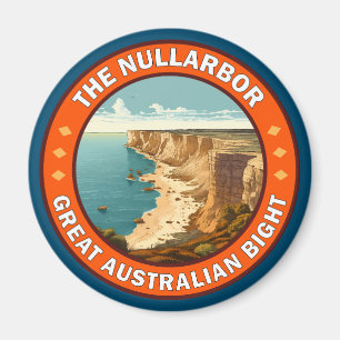 Aimant Emblème rétro de Nullarbor Great Australian Bight