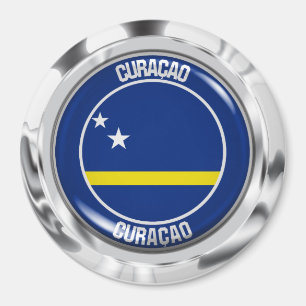Aimant Emblème rond de Curaçao