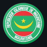 Aimant Emblème rond de la Mauritanie<br><div class="desc">Emblème rond de la Mauritanie</div>