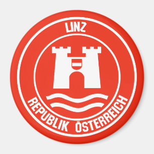 Aimant Emblème rond de Linz