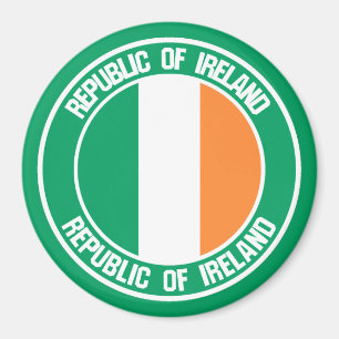 Aimant Emblème rond de l'Irlande
