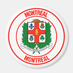 Aimant Emblème rond de Montréal