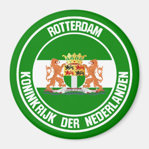 Aimant Emblème rond de Rotterdam