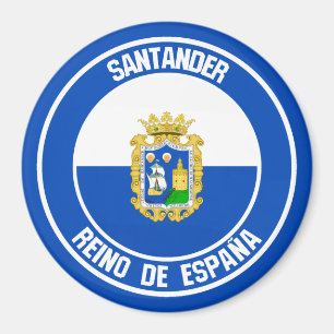 Aimant Emblème rond de Santander