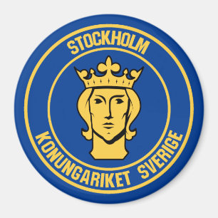 Aimant Emblème rond de Stockholm