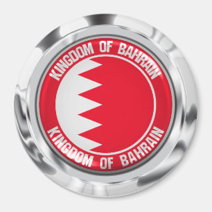 Aimant Emblème rond du Bahrain