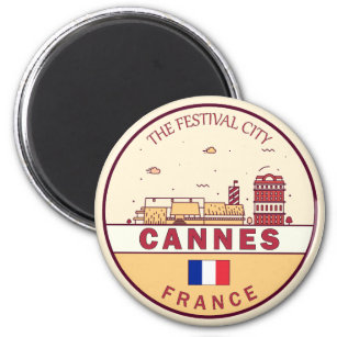 Aimant Emblème Skyline de Cannes France