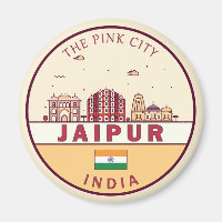 Emblème Skyline de Jaipur India City