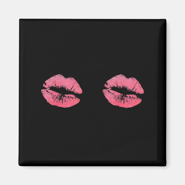 Aimant Embrasse Mes Lèvres Graphique De La Saint-Valentin (Devant)