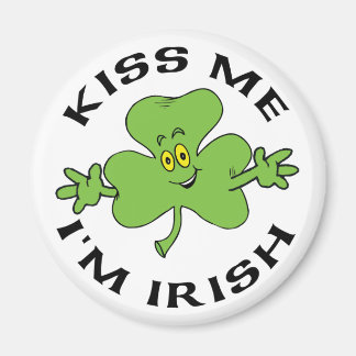 Aimant Embrasse-moi Je suis un cadeau irlandais