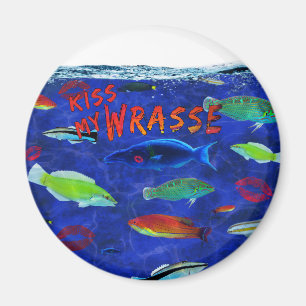 Aimant Embrasse Mon Poisson Wrasse