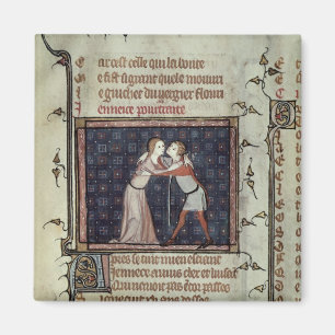 Aimant Embrassement de la jeunesse et d'amour
