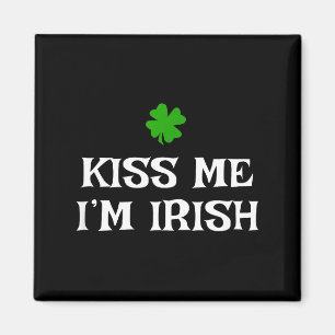 Aimant Embrassez-moi, je suis Irlandais Saint-Patrick Jou