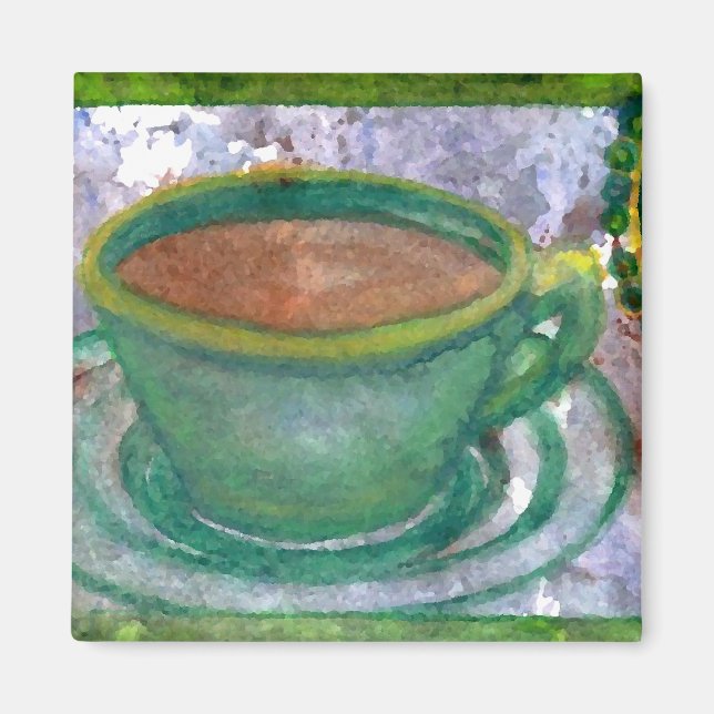 Aimant Emerald Coffee CricketDiane Coffee Art (Devant)