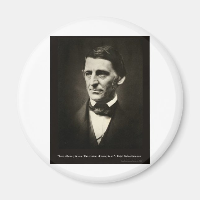 Aimant Emerson Amour De Beauté Est Goût Amour Citation Ca (Devant)