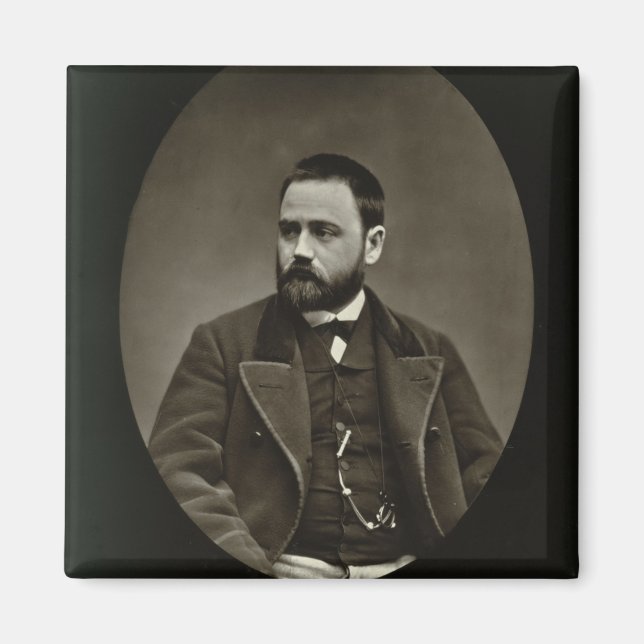 Aimant Emile Zola (1840-1902) de 'Galerie Contemporaine (Devant)
