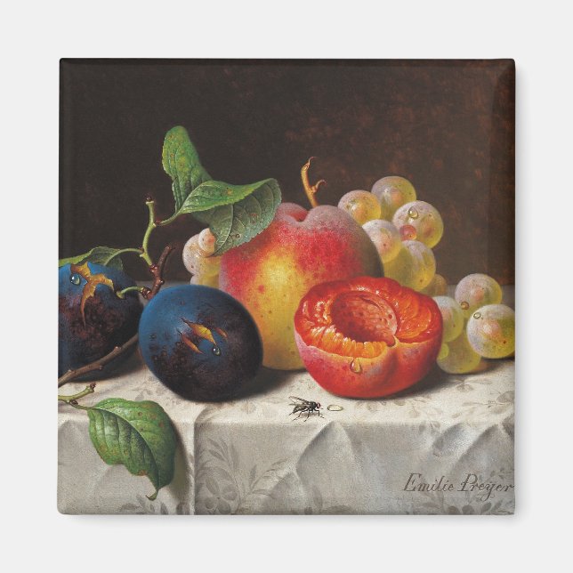 Aimant Emilie Preyer : Fruits et mouches (Devant)