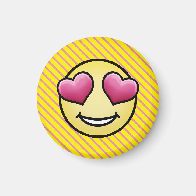 Aimant Emoji d'amour (Devant)