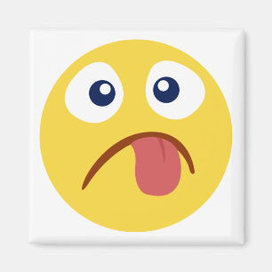 Aimant Emoji de langue coincée