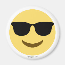Emoji mit Sonnenbrille cool
