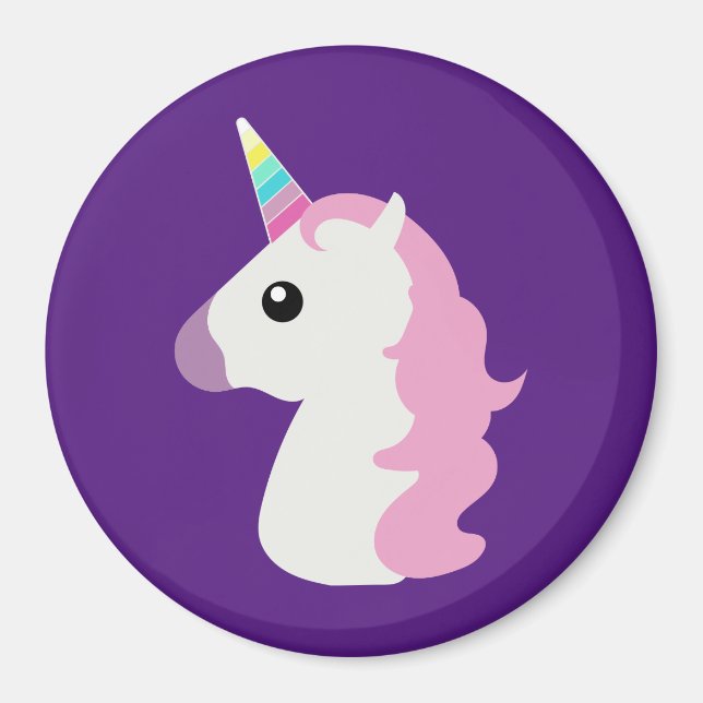 Aimant Emoji Unicorn (Devant)