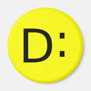 Aimant Emoticon choqué