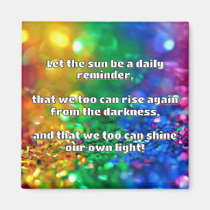 Aimant Empath Shine Positive Encouragement Citation