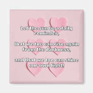 Aimant Empath Shine Positive Encouragement Citation