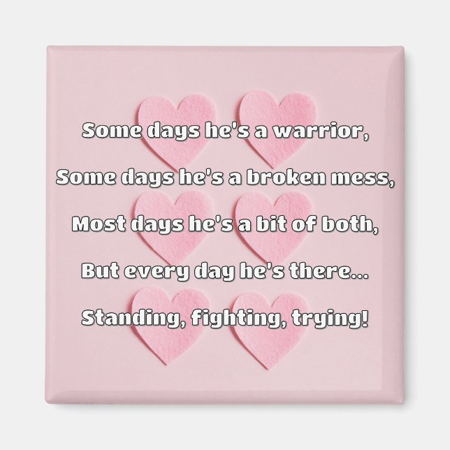 Aimant Empath Strength Positive Citation Encouragement (Devant)