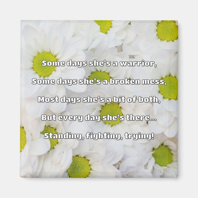 Aimant Empath Strength Positive Citation Encouragement (Devant)