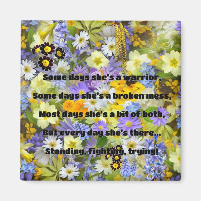 Aimant Empath Strength Positive Citation Encouragement (Devant)