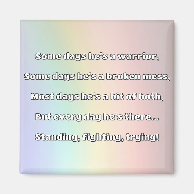 Aimant Empath Strength Positive Citation Encouragement (Devant)