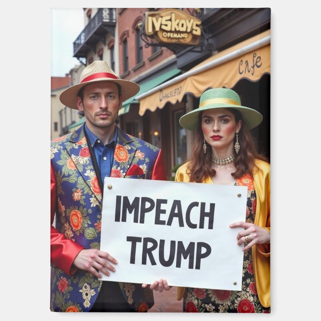Aimant Empêcher Trump (Recto)