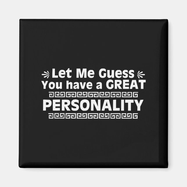 Aimant Emperor, You Have A Great Ity, New Groove, Funny  (Devant)