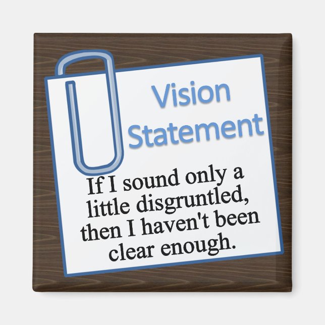 Aimant Employé mécontent (Devant)