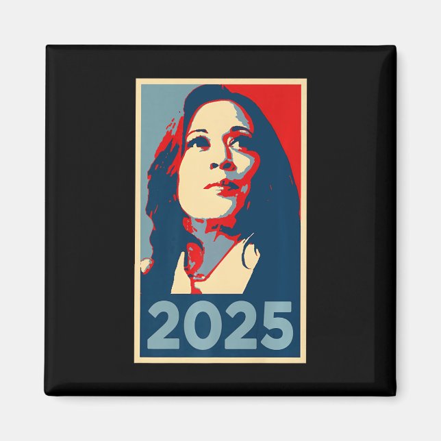 Aimant Empower 2025 Inauguration Kamala Harris Obama Post (Devant)