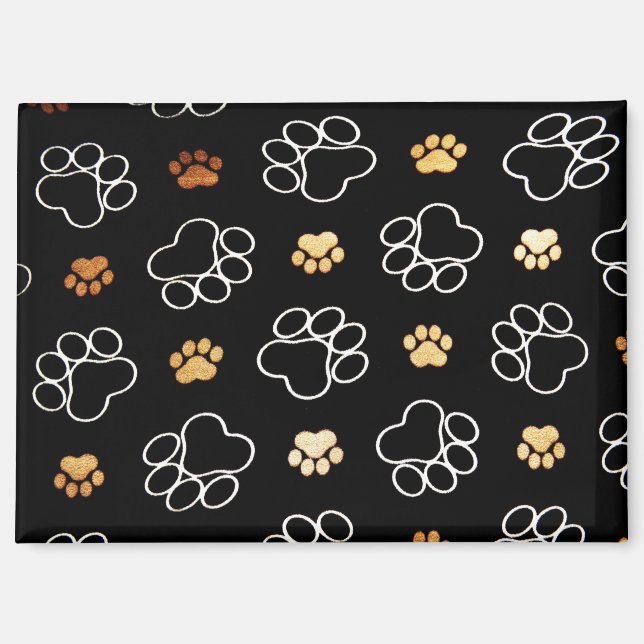 aimant empreintes de chien (Recto)