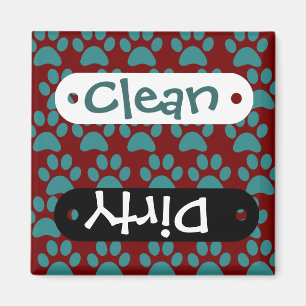 Aimant Empreintes de pattes de Chien Chien Chien Mignonne